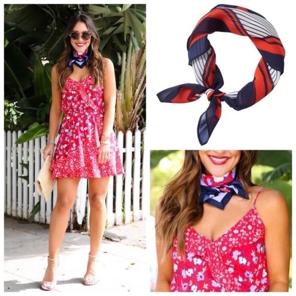 Banana Republic Accessories - Printed Lightweight Neckerchief Bandana Scarf